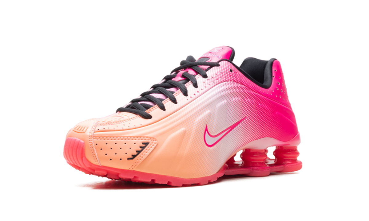 Overkicks - Nike Shox R4 AB Hyper Pink Black (IH2343-600) - detalle suela