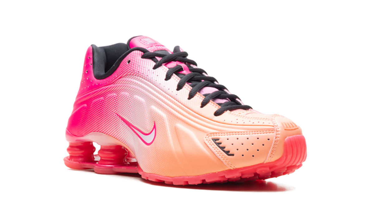 Overkicks - Nike Shox R4 AB Hyper Pink Black (IH2343-600) - detalle lateral interior