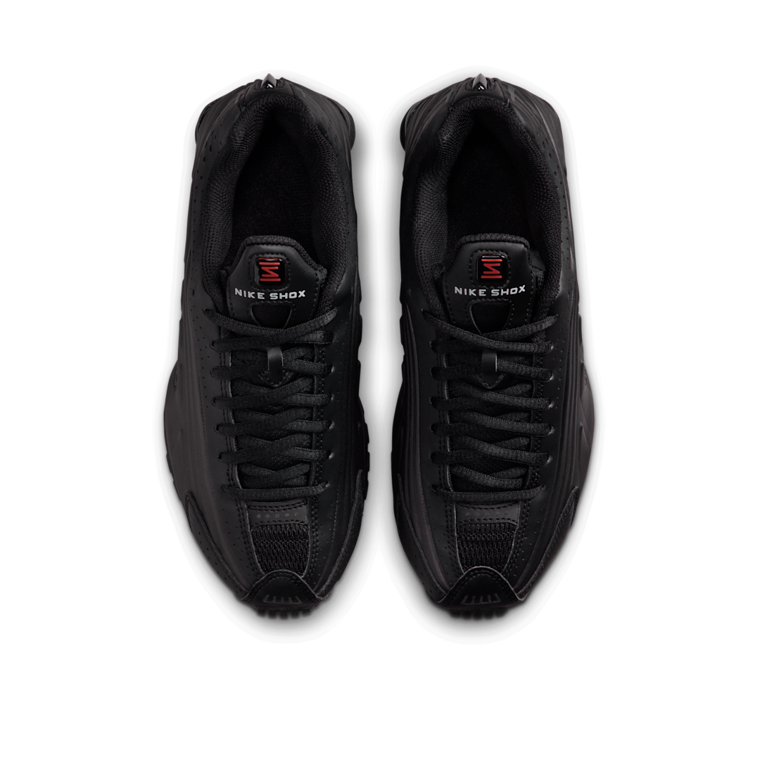 Overkicks - Nike Shox R4 Black Bright Crimson (GS) (CW2626-003) - imagen 3