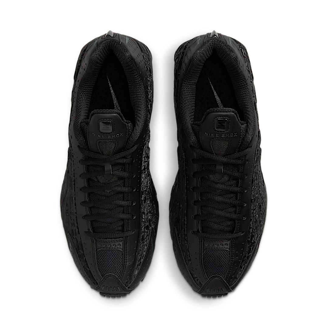 Overkicks - Nike Shox R4 Black Floral (HV0934-002) - par completo