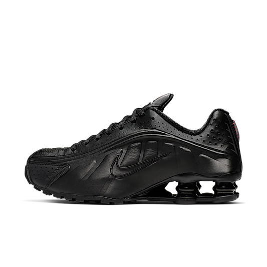 Overkicks - Nike Shox R4 Black (Womens) (AR3565-004) - vista lateral