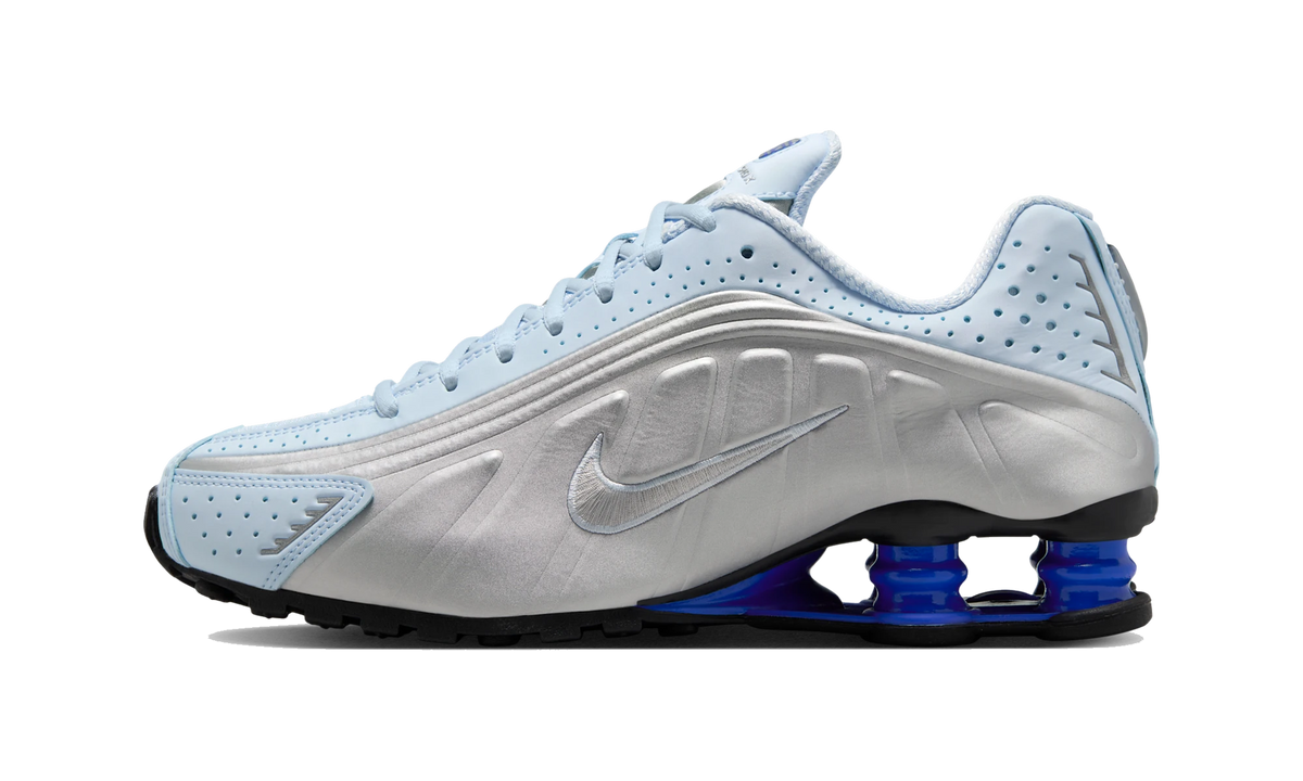 Overkicks - Nike Shox R4 Blue Tint (AR3565-402) - vista lateral