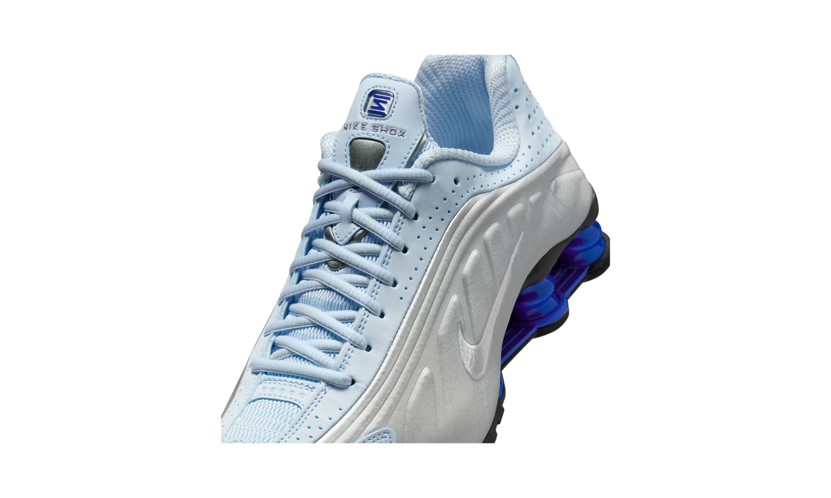Overkicks - Nike Shox R4 Blue Tint (AR3565-402) - detalle lateral interior