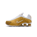 Nike Shox R4 Metallic Gold White (GS)