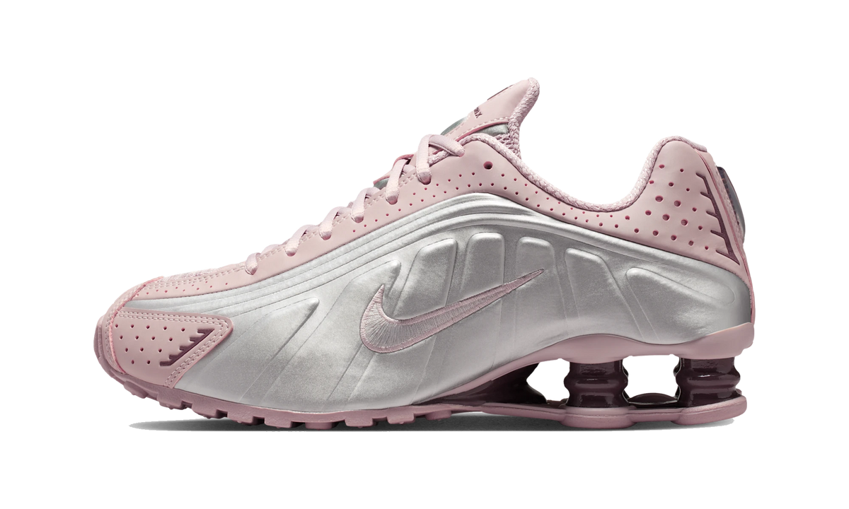 Overkicks - Nike Shox R4 Particle Rose Tattoo Silver (AR3565-601) - vista lateral