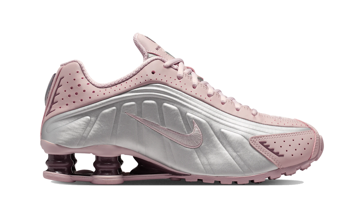 Overkicks - Nike Shox R4 Particle Rose Tattoo Silver (AR3565-601) - detalle suela