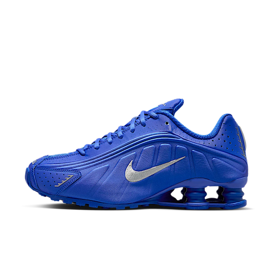 Overkicks - Nike Shox R4 Racer Blue Metallic Silver (HJ7303-445) - vista lateral