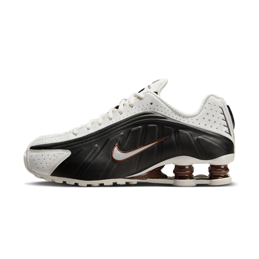 Overkicks - Nike Shox R4 Sail Fauna Brown (AR3565-104) - vista lateral