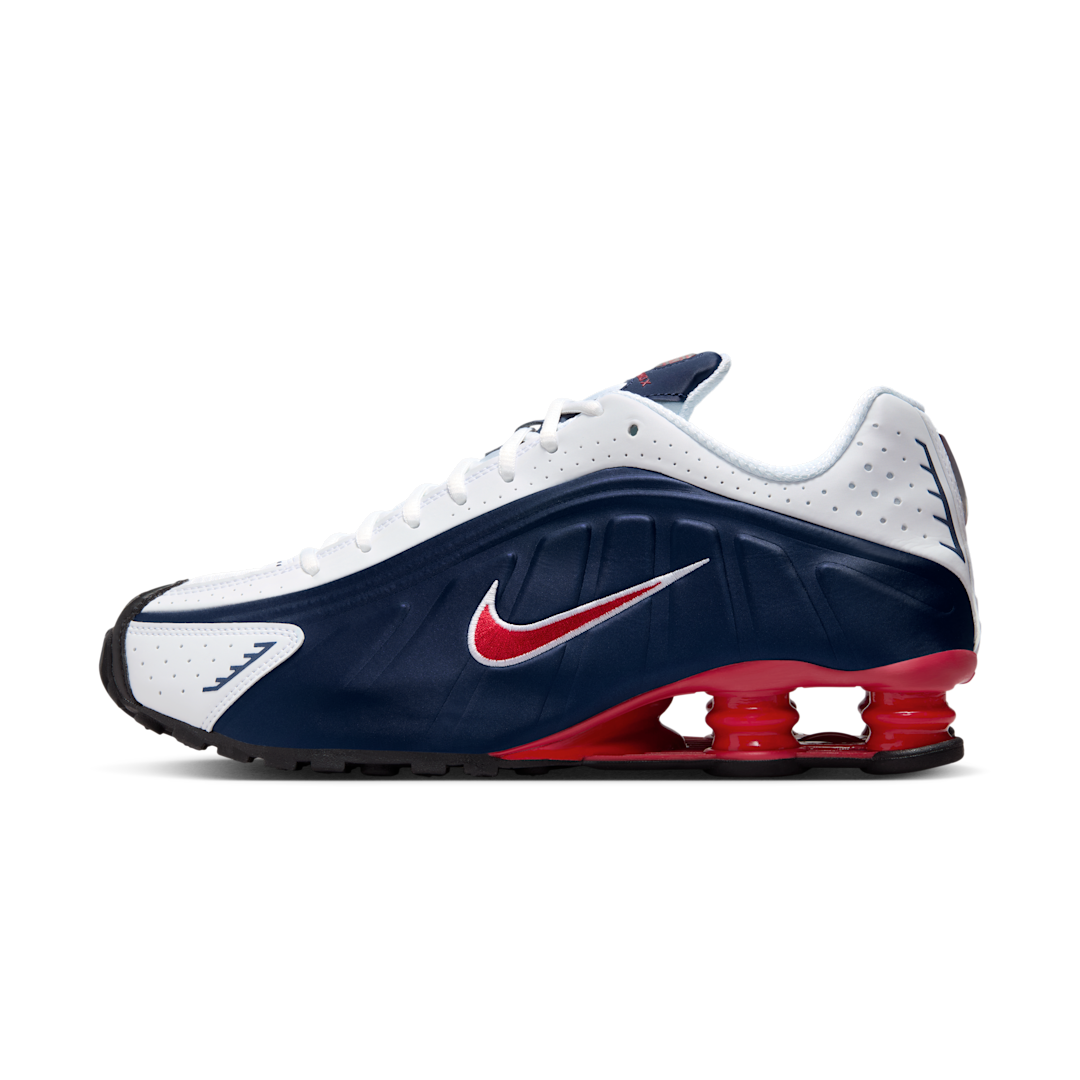 Overkicks - Nike Shox R4 USA (2025) (HQ1988-400) - vista lateral
