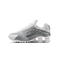 Nike Shox R4 White Bright Crimson Metallic Silver (GS)