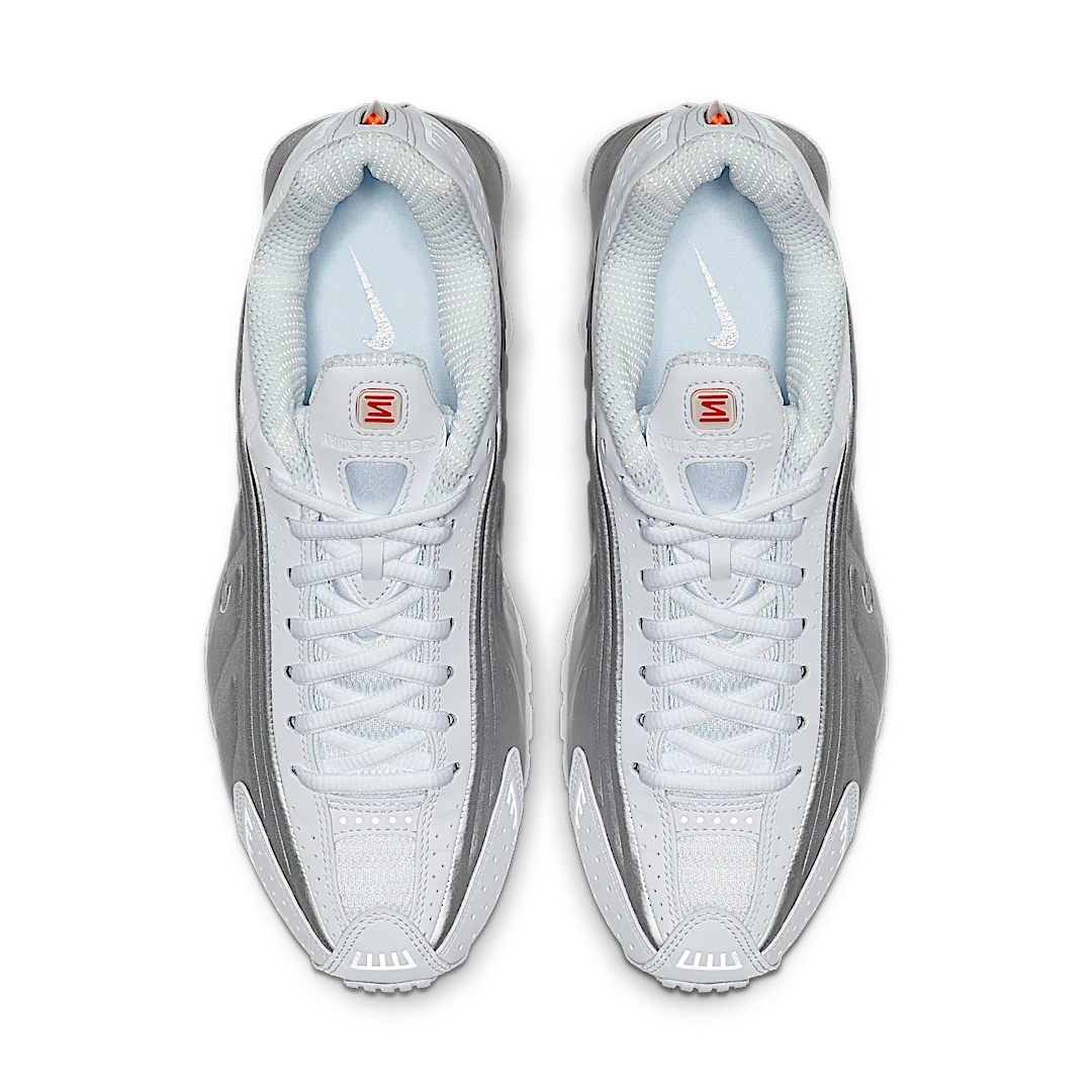 Overkicks - Nike Shox R4 White Metallic Silver (AR3565-101) - par completo