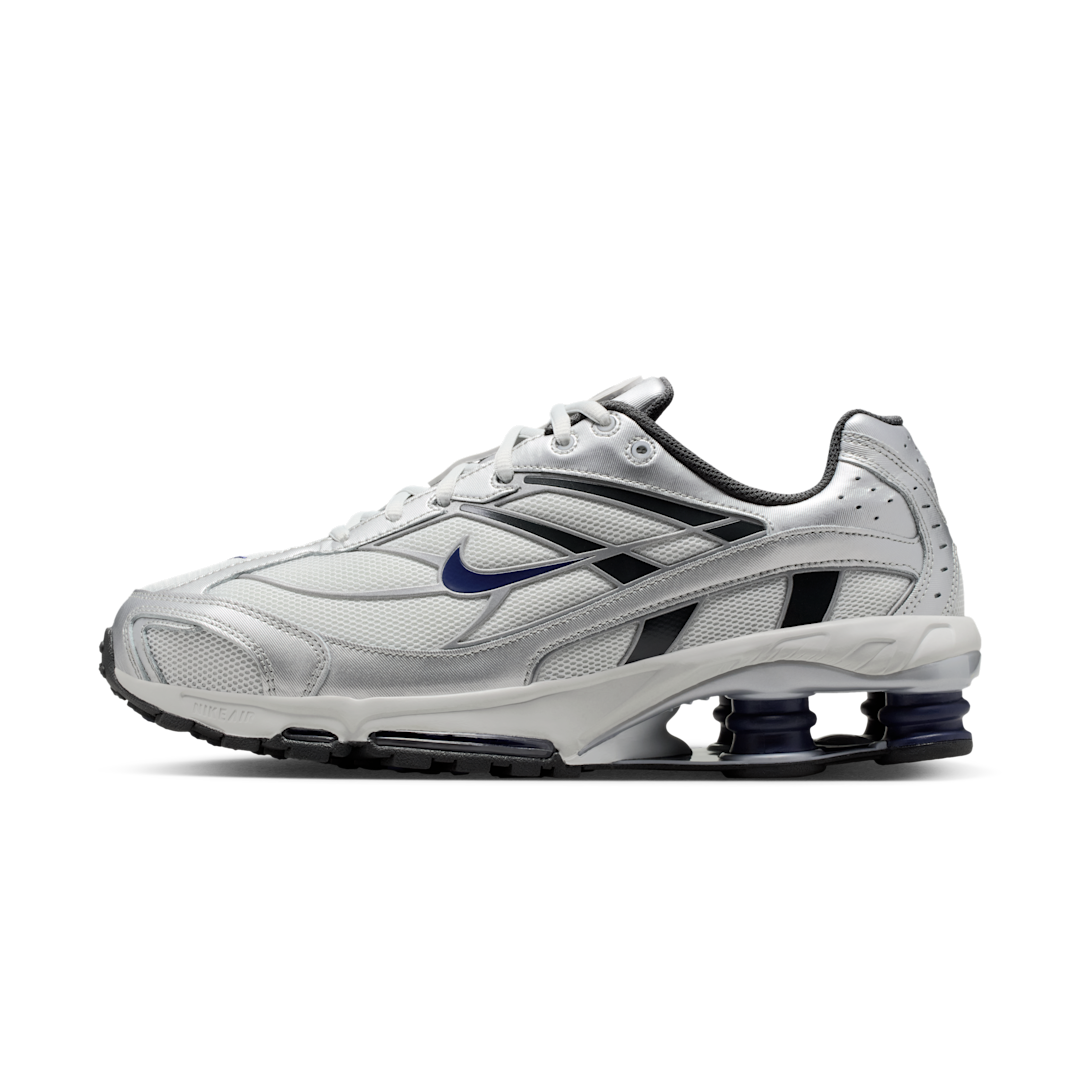 Overkicks - Nike Shox Ride 2 Photon Dust Metallic Silver Navy (IO1449-025) - vista lateral