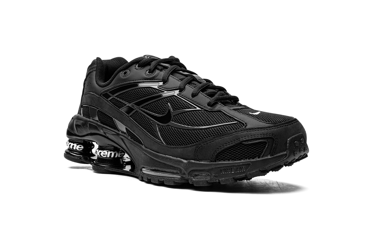 Overkicks - Nike Shox Ride 2 SP Supreme Black (DN1615-001) - detalle lateral interior
