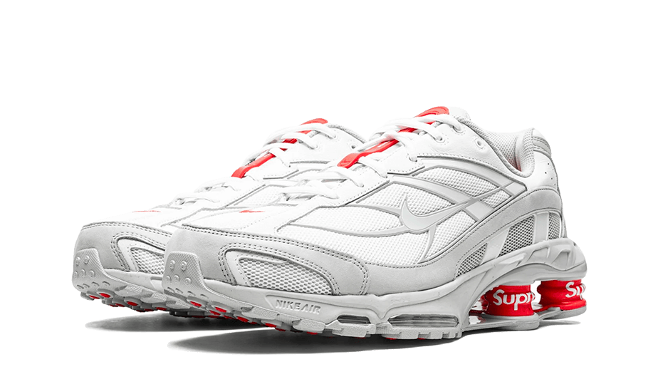 Overkicks - Nike Shox Ride 2 SP Supreme White (DN1615-100) - vista trasera