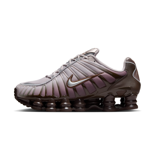 Overkicks - Nike Shox TL Baroque Brown Platinum Violet Metallic Silver (IB7699-200) - vista lateral
