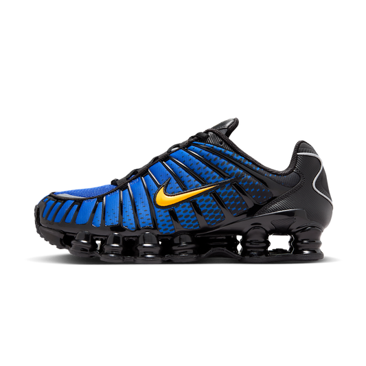 Overkicks - Nike Shox TL Black Lyon Blue Varsity Maize (IB7670-001) - vista lateral