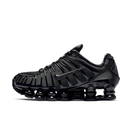 Overkicks - Nike Shox TL Black Max Orange (Womens) (AR3566-002) - vista lateral