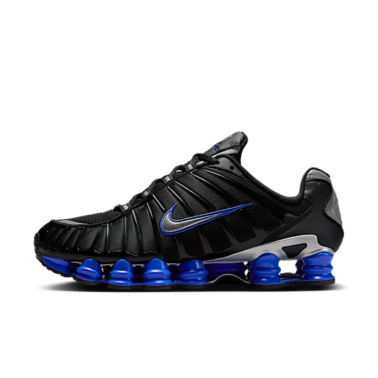 Overkicks - Nike Shox TL Black Racer Blue Metallic Silver (CN0151-004) - vista lateral