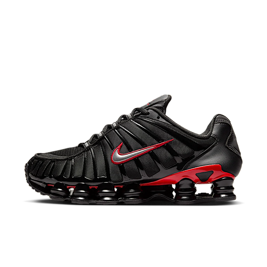 Overkicks - Nike Shox TL Black University Red (CN0151-003) - vista lateral