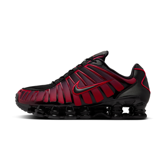 Overkicks - Nike Shox TL Black University Red Gradient (IF6202-001) - vista lateral