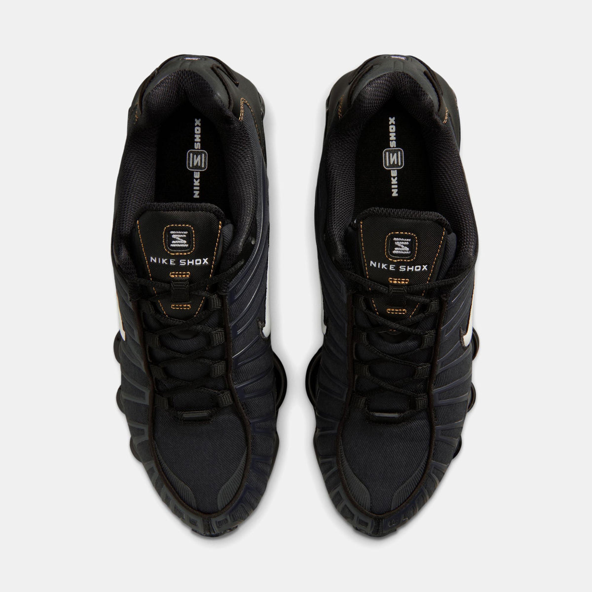 Overkicks - Nike Shox TL Black White Anthracite (IB6690-001) - detalle suela