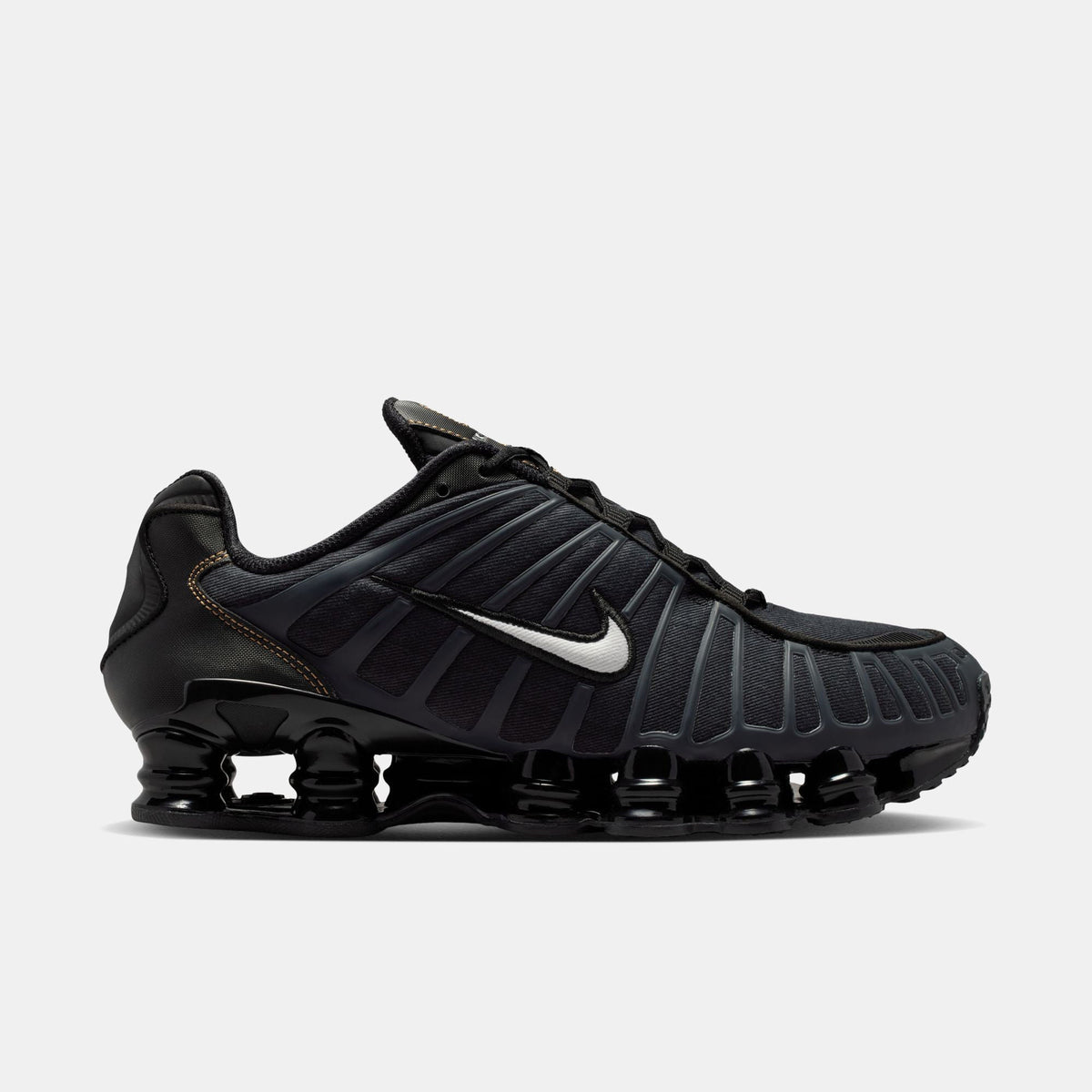 Overkicks - Nike Shox TL Black White Anthracite (IB6690-001) - detalle talon