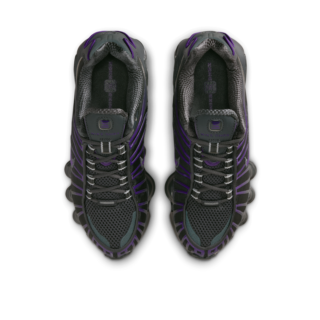 Overkicks - Nike Shox TL Dark Smoke Grey Court Purple (GS) (IO4645-002) - imagen 3