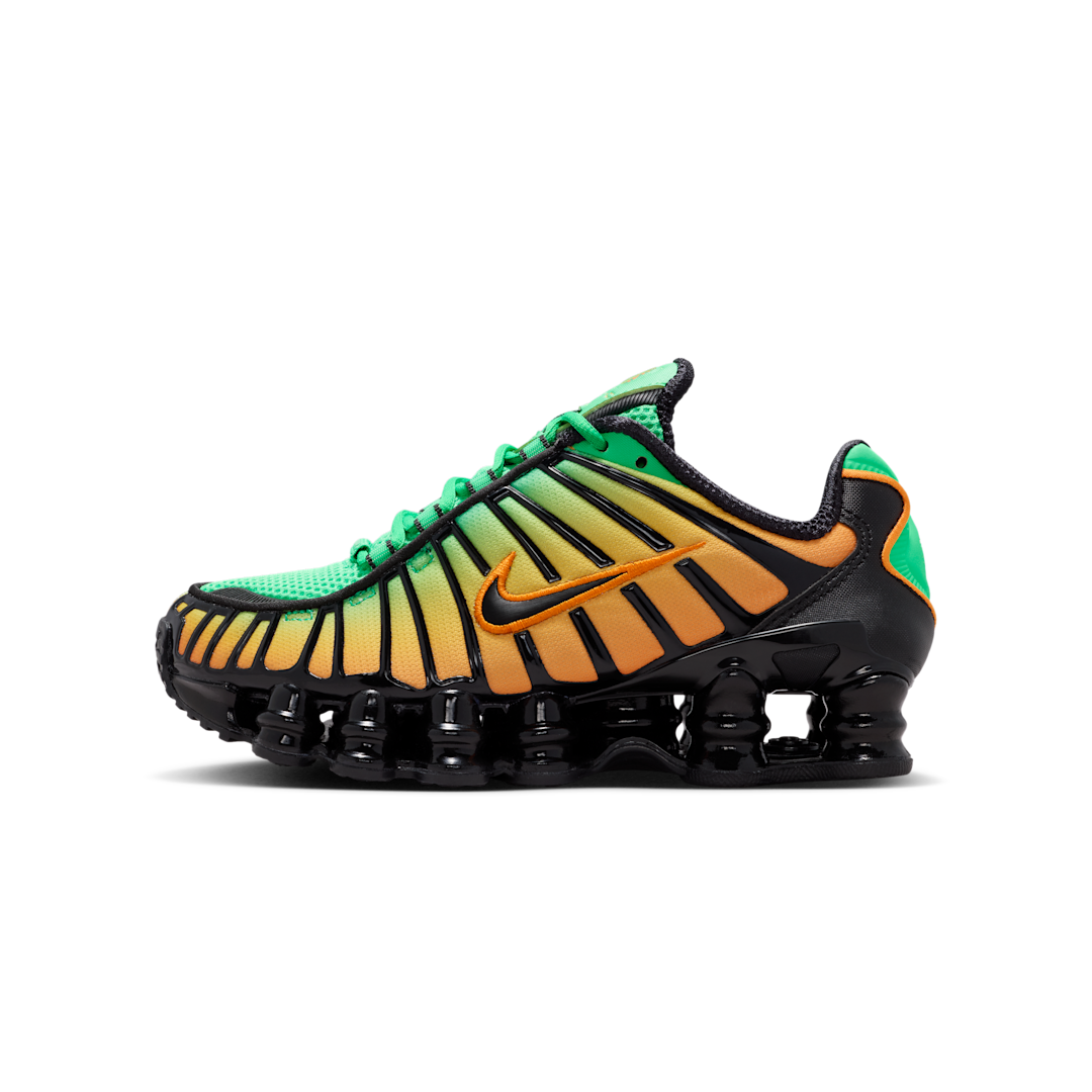 Overkicks - Nike Shox TL Green Shock Bright Ceramic (GS) (IO4645-300) - vista lateral