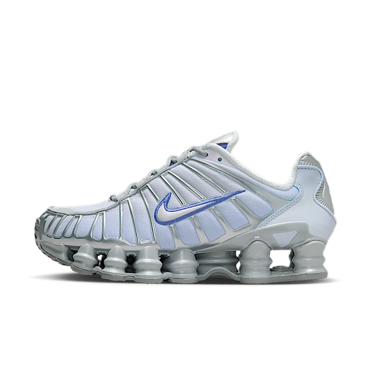 Overkicks - Nike Shox TL Metallic Platinum Blue Tint (FQ2775-001) - vista lateral
