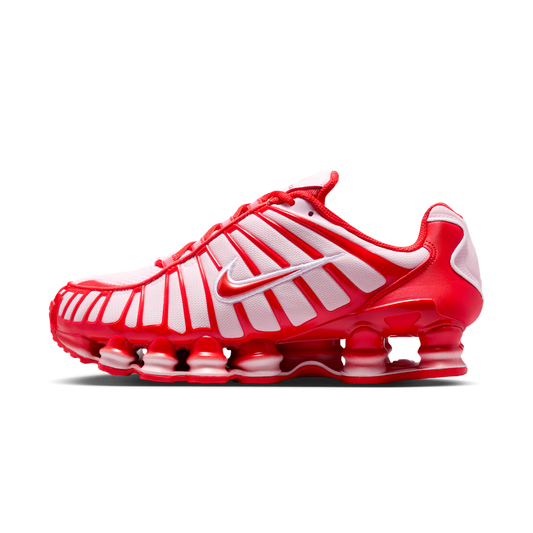 Overkicks - Nike Shox TL Pink Foam Habanero Red (Womens) (IQ5091-663) - vista lateral