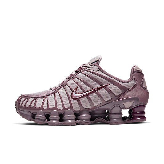 Overkicks - Nike Shox TL Pumice Night Maroon (Womens) (AR3566-200) - vista lateral