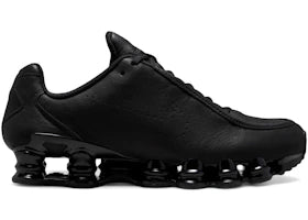 Overkicks - Nike Shox TL SE Triple Black Leather (IR2097-001) - vista lateral