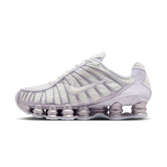 Overkicks - Nike Shox TL Summit White Barely Grape (Womens) (AR3566-104) - vista lateral