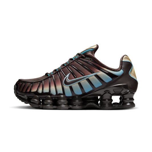Overkicks - Nike Shox TL Velvet Brown Denim Turquoise (IB4340-200) - vista lateral