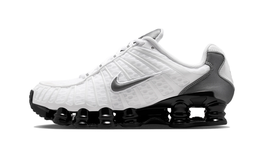 Overkicks - Nike Shox TL White Black Metallic Cool Grey (IR2005-100) - vista lateral