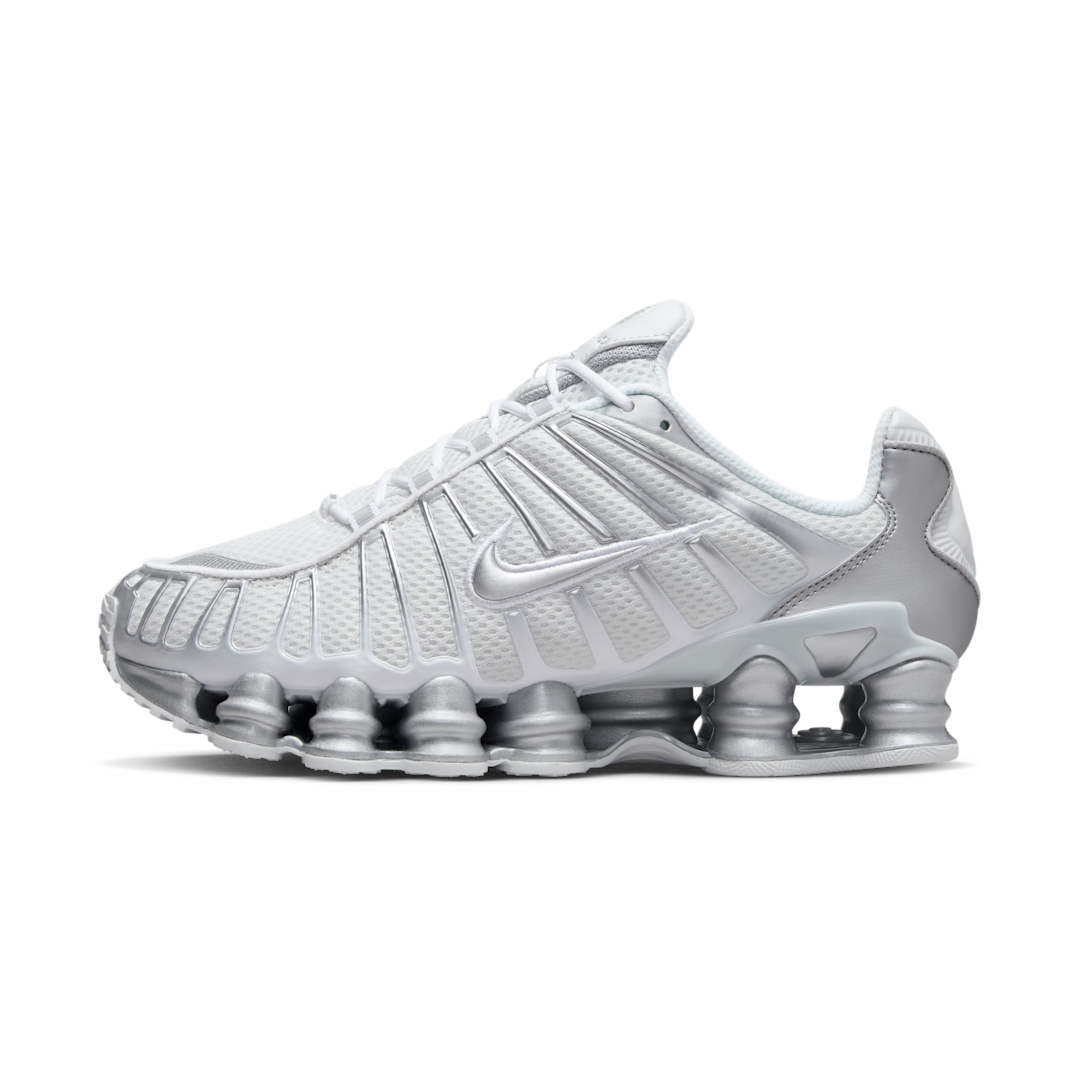 Overkicks - Nike Shox TL White Chrome (HF1065-094) - vista lateral