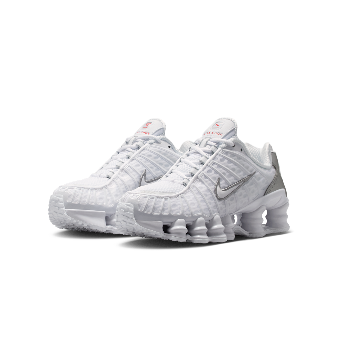 Overkicks - Nike Shox TL White Metallic Silver (GS) (IO4645-100) - imagen 2