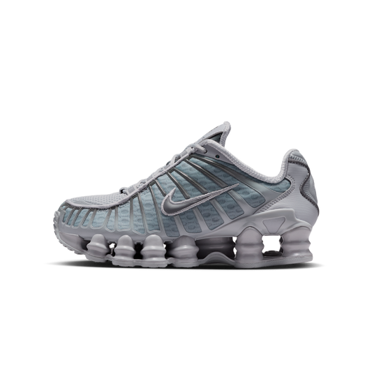Overkicks - Nike Shox TL Wolf Grey Iron Grey (GS) (IO4645-003) - vista lateral