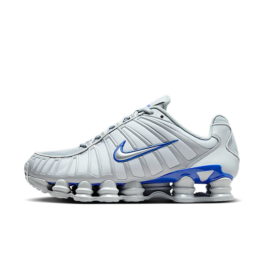 Overkicks - Nike Shox TL Wolf Grey Metallic Silver Blue (CN0151-001) - vista lateral