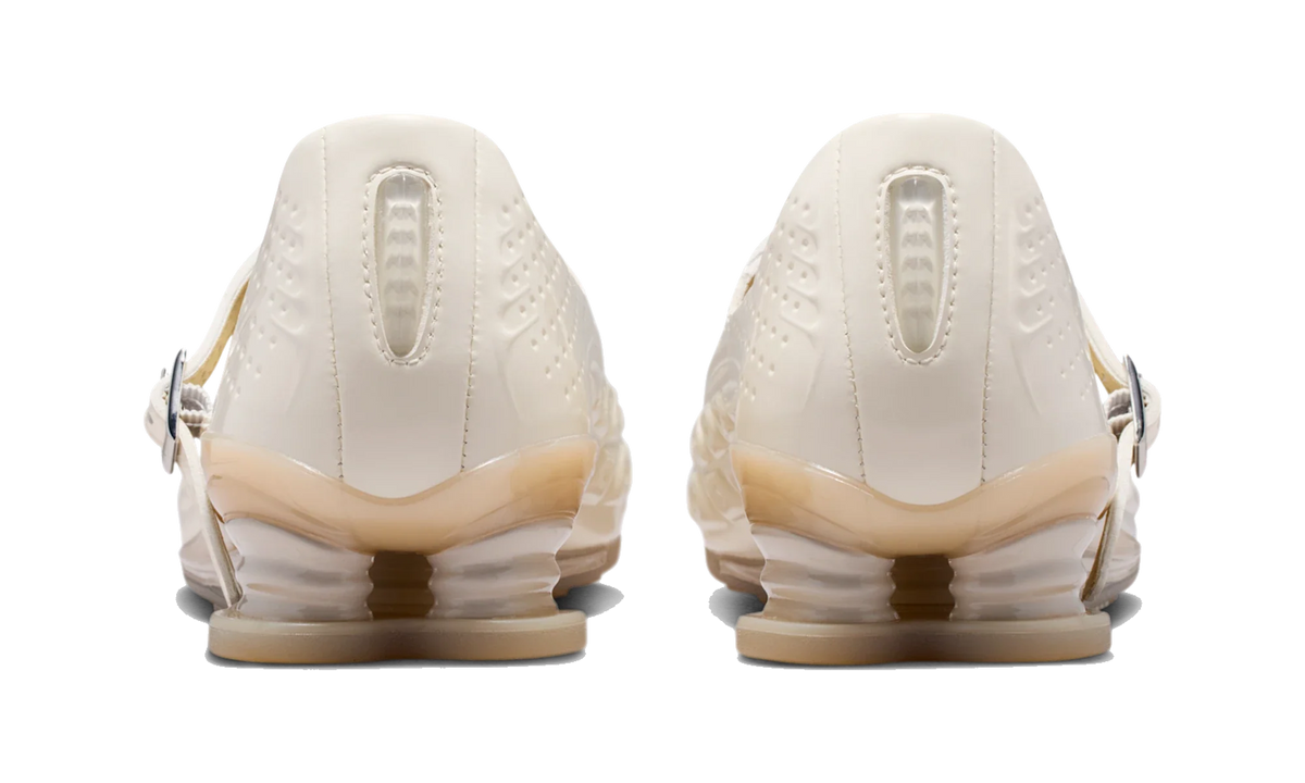 Overkicks - Nike Shox Z Calistra Pale Ivory Oatmeal (Womens) (IR5510-100) - detalle talon