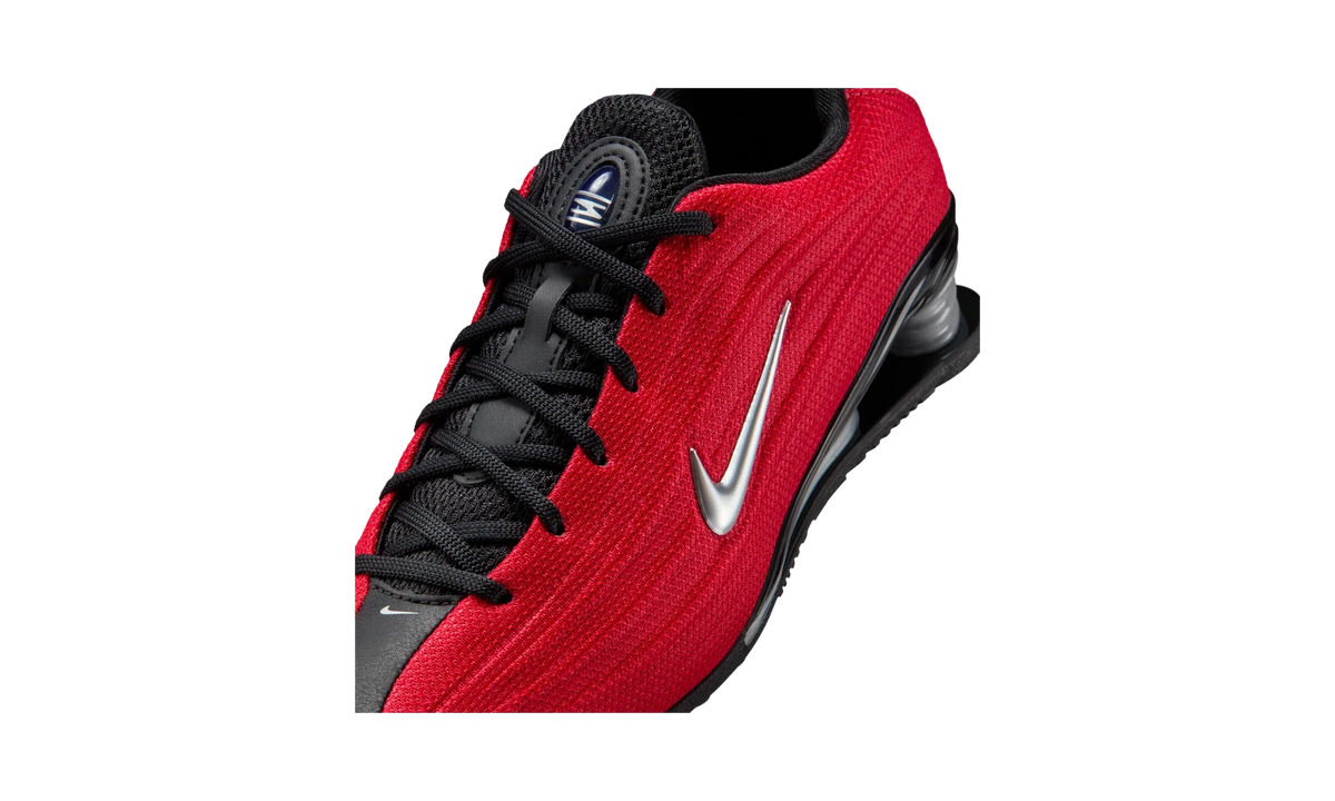 Overkicks - Nike Shox Z Fire Red Black Silver (Womens) (IQ7574-671) - detalle lateral interior