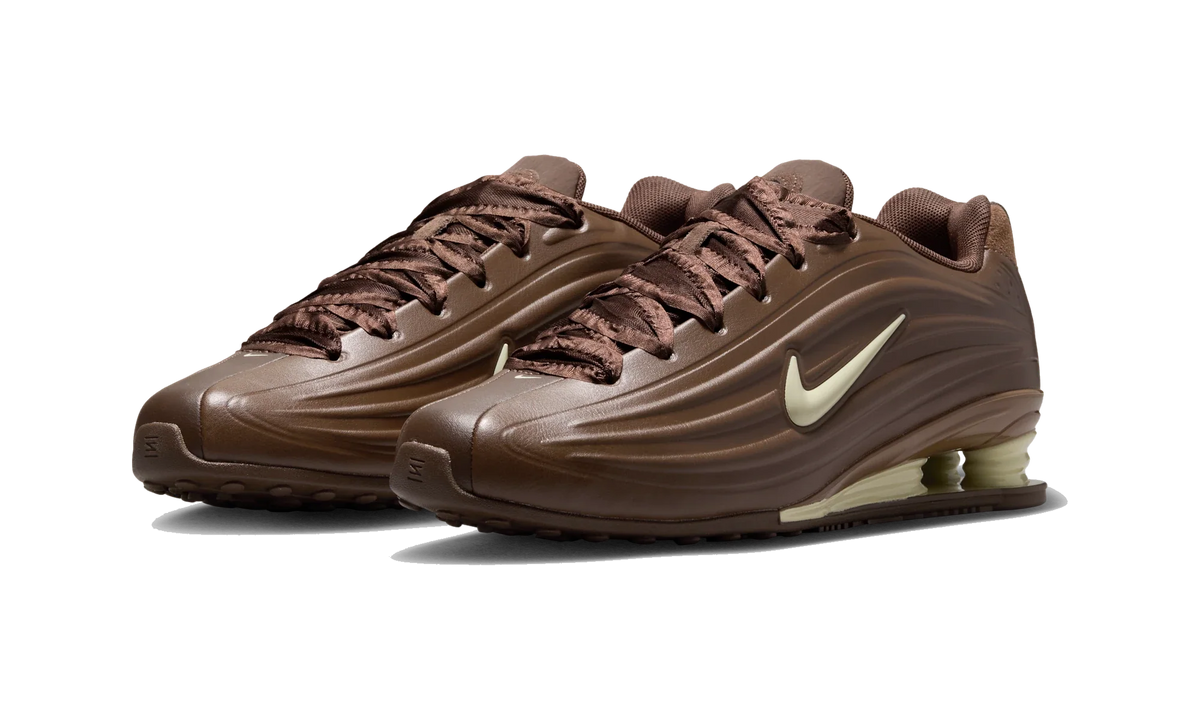 Overkicks - Nike Shox Z Lace Cacao Wow Khaki (Womens) (IV6171-200) - vista trasera