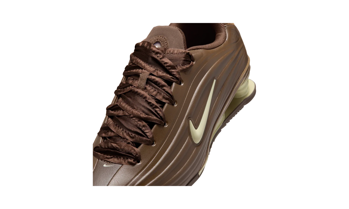 Overkicks - Nike Shox Z Lace Cacao Wow Khaki (Womens) (IV6171-200) - detalle lateral interior