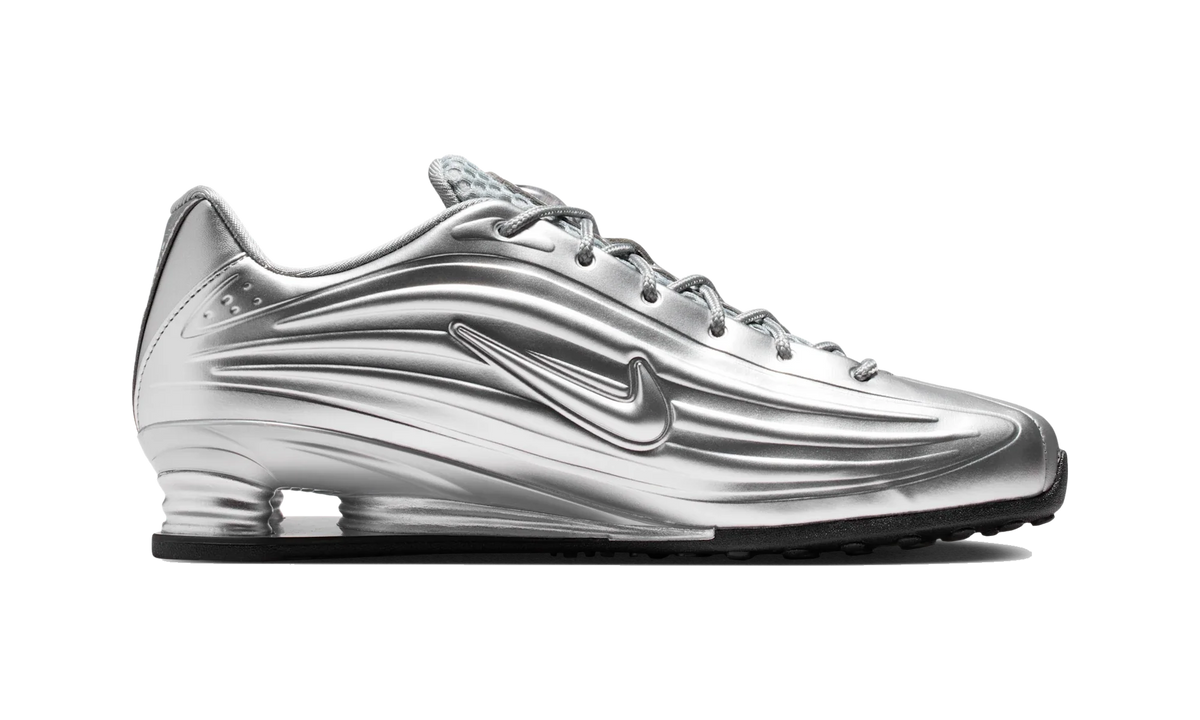 Overkicks - Nike Shox Z Metallic Silver Black (Womens) (IO7843-002) - detalle suela