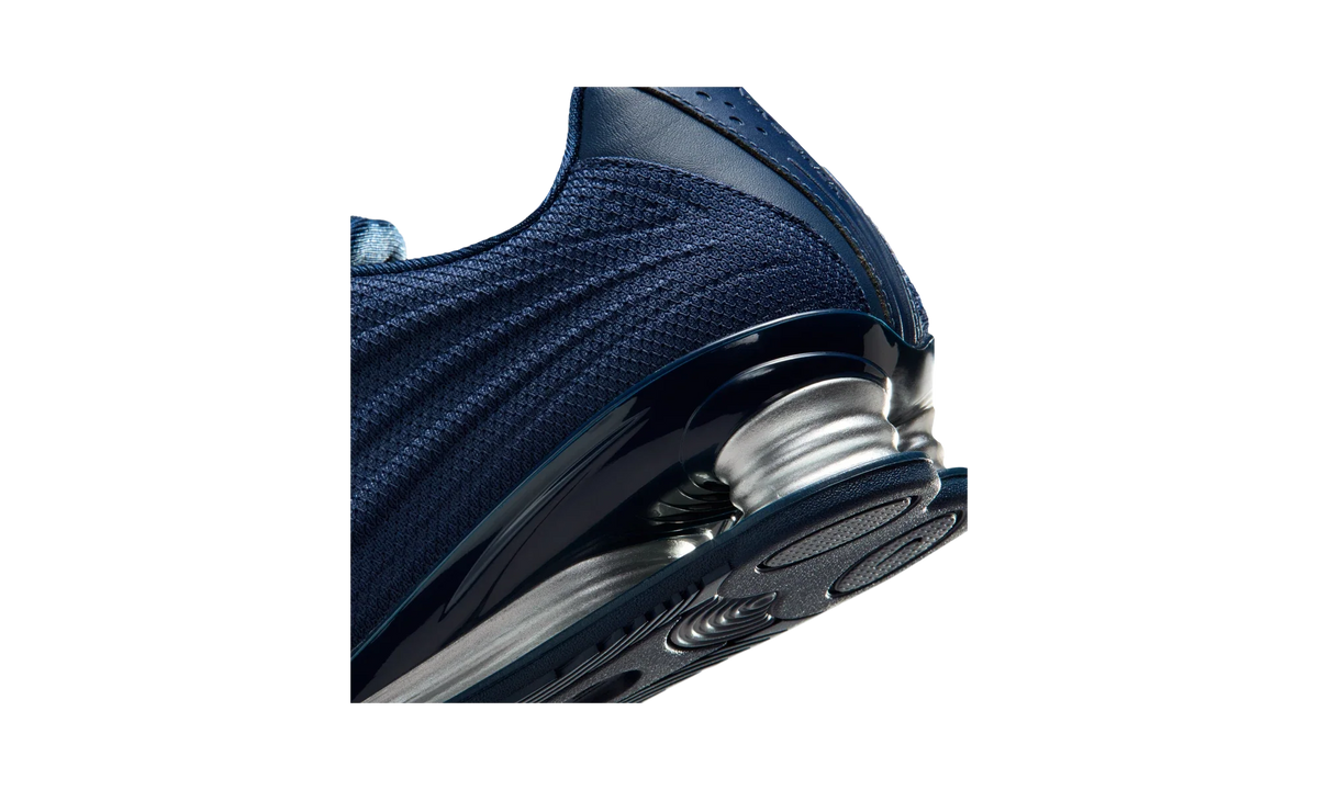 Overkicks - Nike Shox Z Midnight Navy Metallic Silver (Womens) (HQ7540-401) - detalle