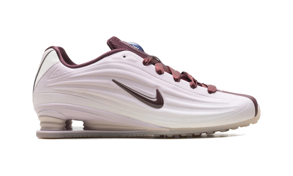 Overkicks - Nike Shox Z SE Particle Rose Burgundy Crush (Womens) (IQ3364-627) - detalle talon