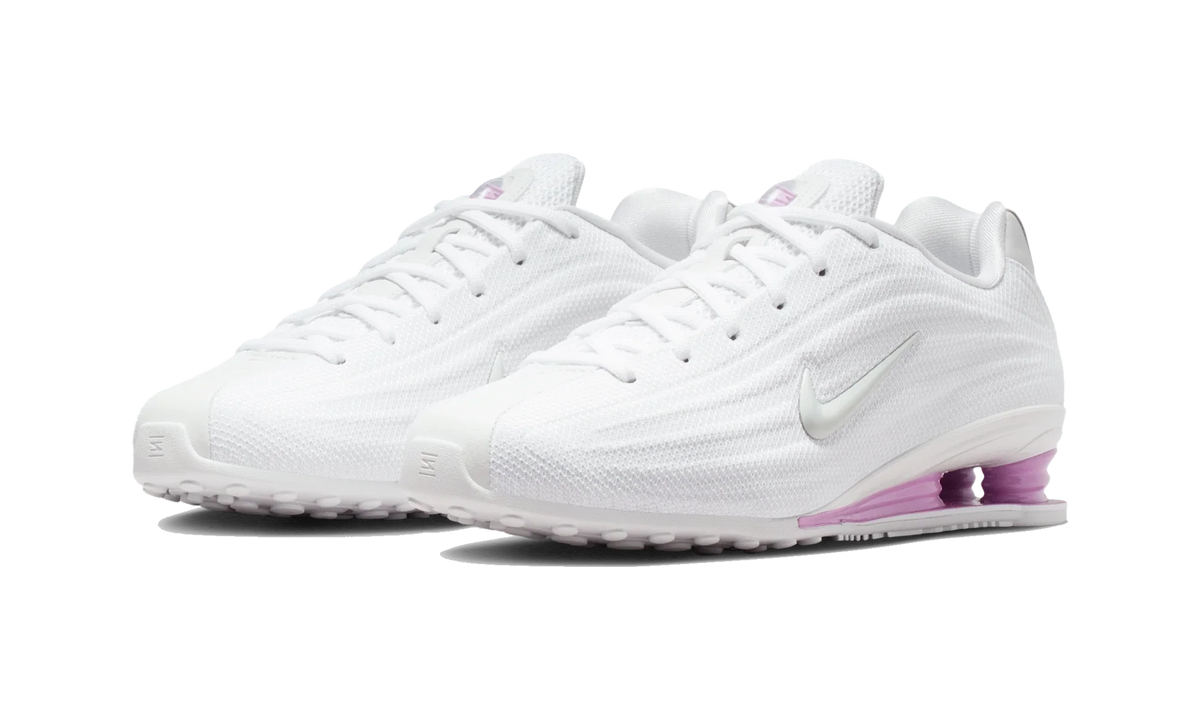 Overkicks - Nike Shox Z White Light Magenta (Womens) (HQ7540-101) - vista trasera