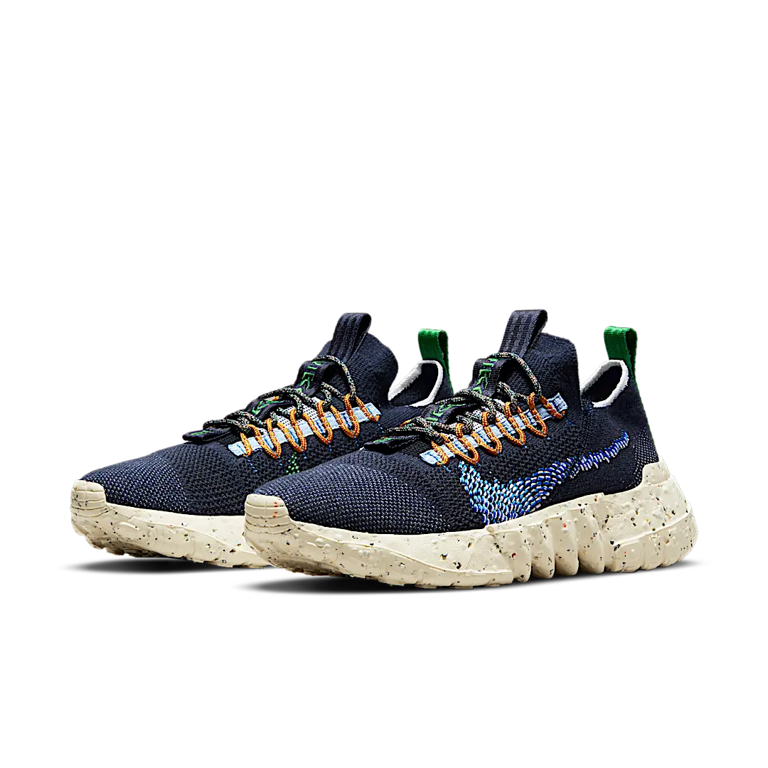 Overkicks - Nike Space Hippie 01 Obsidian (DJ3056-400) - vista trasera