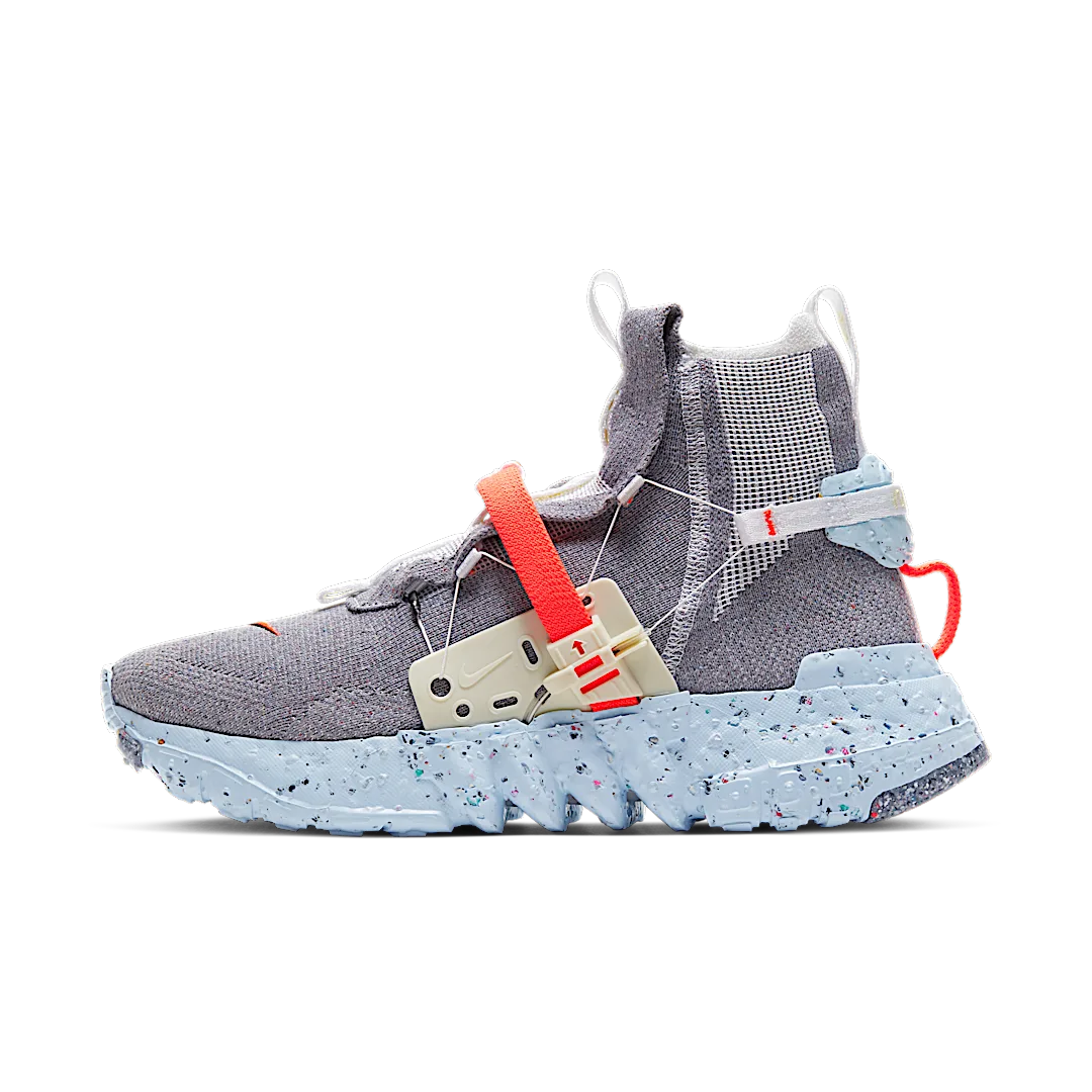 Overkicks - Nike Space Hippie 03 Vast Grey Hyper Crimson (CQ3989-001) - vista lateral