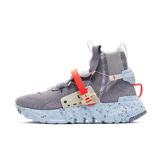 Overkicks - Nike Space Hippie 03 Vast Grey Hyper Crimson (CQ3989-001) - vista lateral